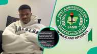 JAMB: Arts student posts his 2026 UTME result as he eyes entering university, says: "School na scam"