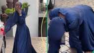 Nigerian lady breaks down in tears as she gets car gift on valentine’s day