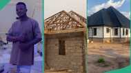 Nigerian man accomplishes impressive feat, builds beautiful house and decorates it nicely