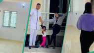 “The wife sakara pass husband”: Lady celebrates building new house with partner, shows the interior