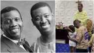 What Adeboye said as he celebrated son's 38th birthday with powerful prayer session (video)