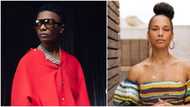 "Popsy nah goat o normally": Video as American singer Alicia Keys passionately speaks on working with Wizkid