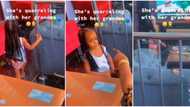 Video shows little Nigerian girl in big undies walk out on her grandma after being accused of stealing money