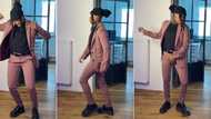 "What a handsome girl": Pretty tomboy in suit dances stylishly to Rema's song, video captures attention