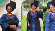 "I'm a mathematician": Lady who holds UK MSc degree in math speaks on wearing native dress