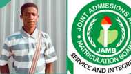 JAMB: Sad science student calls on God in disappointment over his UTME score, displays it