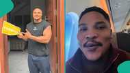 Nigerian man becomes emotional, documents journey relocating abroad free of charge, video trends