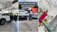 "How did you do it?" Reactions as 22-year-old lady shows her 2 cars and house under construction, video trends