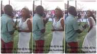 Grateful bride walks up to DJ after her wedding to thank him for amazing session in video