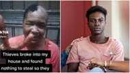"Sorry": Thieves shave man's hair after finding nothing to steal in his house, photo of his look trends