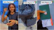 "Nigeria show me shege": Lady says goodbye to Naija as she relocates abroad, video emerges
