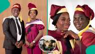 Mother and son graduate together on the same day from University of Lagos, their photos trend