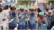 "Beautifully dressed": Viral video of Ghanaian asoebi ladies in modest looks impresses netizens