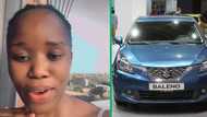 Reactions as young university student shows off her brand new luxurious Suzuki Baleno