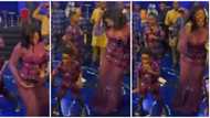 Tiwa Savage pauses dancing to catch glimpse of her son Jamil's amazing spider man dance moves in cute video