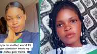 After years of trying, Nigerian lady gains admission at 25, laments in her matriculation gown