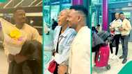 Man welcomes beautiful wife to London after celebrating 'onsite' wedding: "Distance tested us"
