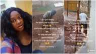 "You're so lucky": Kind father becomes bricklayer on daughter's site, says he doesn't want her to spend money