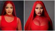 Nengi Pengi: BBNaija star sizzles in steamy red ensemble as she channels Nicki Minaj