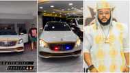 "He don convert him dollars": BBN's Whitemoney splashes millions on new Maybach Benz, video goes viral