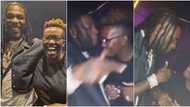 You dey gossip me: Hilarious reactions as Real Warri Pikin shares video of Burna Boy whispering in her ears