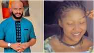 "You dey follow her go everywhere?" Yul Edochie excitedly hails 2nd wife Judy during makeup session