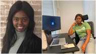 I'm grateful - Nigerian lady gets a job as data scientist with LinkedIn, shares new work photo