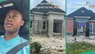 "Congratulations to me": Nigerian man completes building project from start to finish, video trends