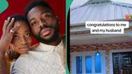 Nigerian couple wow many with their newly built house, share their story of pride and joy on TikTok
