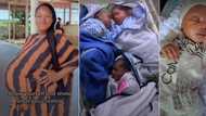 “Her Baby Bump Is So Big”: Mum of Triplets Shares Rare Throwback Photo of Pregnancy, People React
