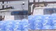 Massive reactions trails video of truck using CCTV to monitor bags of "pure" water