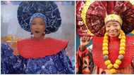 Reality star Tacha dresses like Yeye Nike Okundaye as she celebrates 1m Tiktok followers