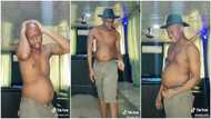 Man dances with his potbelly without shame, makes moves like Michael Jackson in funny video