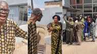Naira Scarcity: Abroad Returnee Cries Out after Seeing Long Queue at ATM Stand in Nigerian Bank