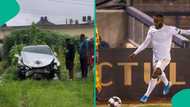 Mfon Udoh: Nigerian footballer involved in ghastly car accident, video