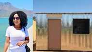 Young woman excited after building herself a house, many react as she shares image online