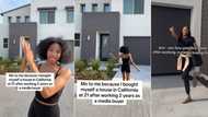 "There's money in this job": Lady, 21, acquires mansion after working for only 2 years, video causes frenzy