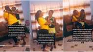 "Baby don big pass mother": Nigerian lady emotional in video as she sees her son again after many years