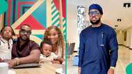Williams Uchemba shares lovely pictures of his family, flaunts next of kin: "Very important daddy"
