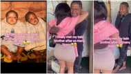 "Please go with him": Man weeps like a baby in video as he reunites with twin sister after many years
