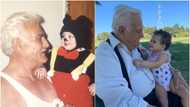 Woman shares adorable photos great grandpa took with 2 generations, social media sent into frenzy