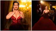 Birthday glamour: Nollywood star Caroline Danjuma commands attention in red for birthday