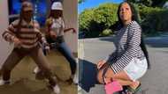 Young lady makes cool dance moves, shakes her head in creative way, video stirs reactons