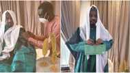 Photos emerges of former emir of Kano, Sanusi receiving COVID-19 vaccine