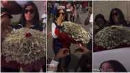 “Best welcome ever”: BBTitans' Yvonne’s fans bombard her with love, dollar bouquet, as she lands in Nigeria