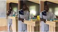 Emotional moment Nigerian lecturer shed tears in class as students surprise him with gifts on 60th birthday