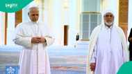 Video: Pope Leo visits great mosque in Africa, removes shoes