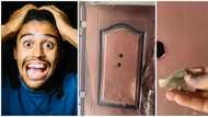 So sad: Reactions as Nigerian man shares video of the weird items he found in a security door he bought