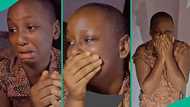 UTME 2025: Female student cuts her hair after seeing her exam score, cries herself to sleep