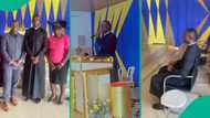 RCCG: Video shows what happened when Catholic priest visited Redeemed Church branch, people react